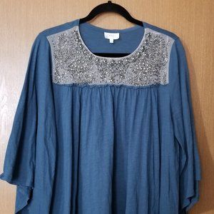 Anthropologie Deletta Summer Blouse